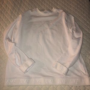 Nike white sweatshirt